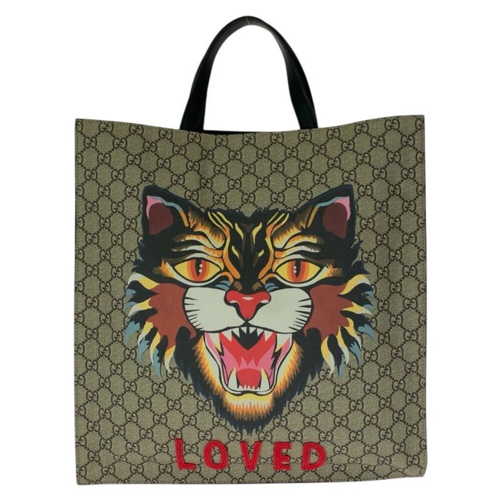 Gucci Angry Cat Tote Bag